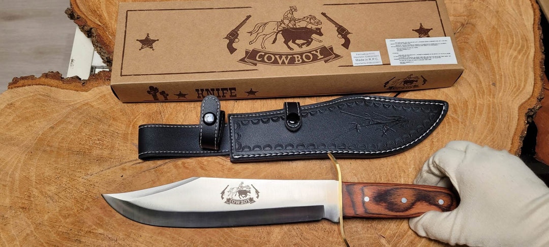 Albainox Couteau chasse Bowie , Cowboy -