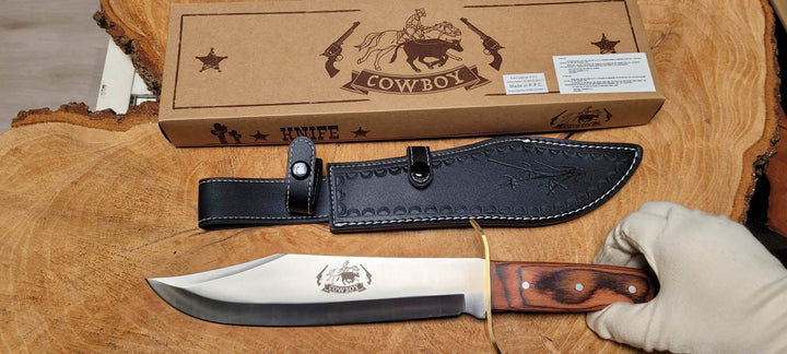 Albainox Couteau chasse Bowie , Cowboy -