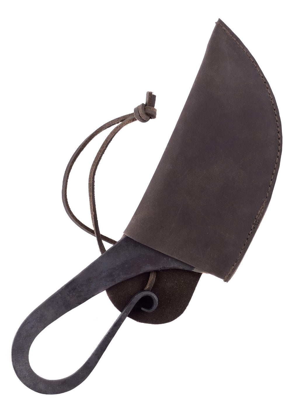 Wiking , Couteau médiéval forgé avec fourreau -