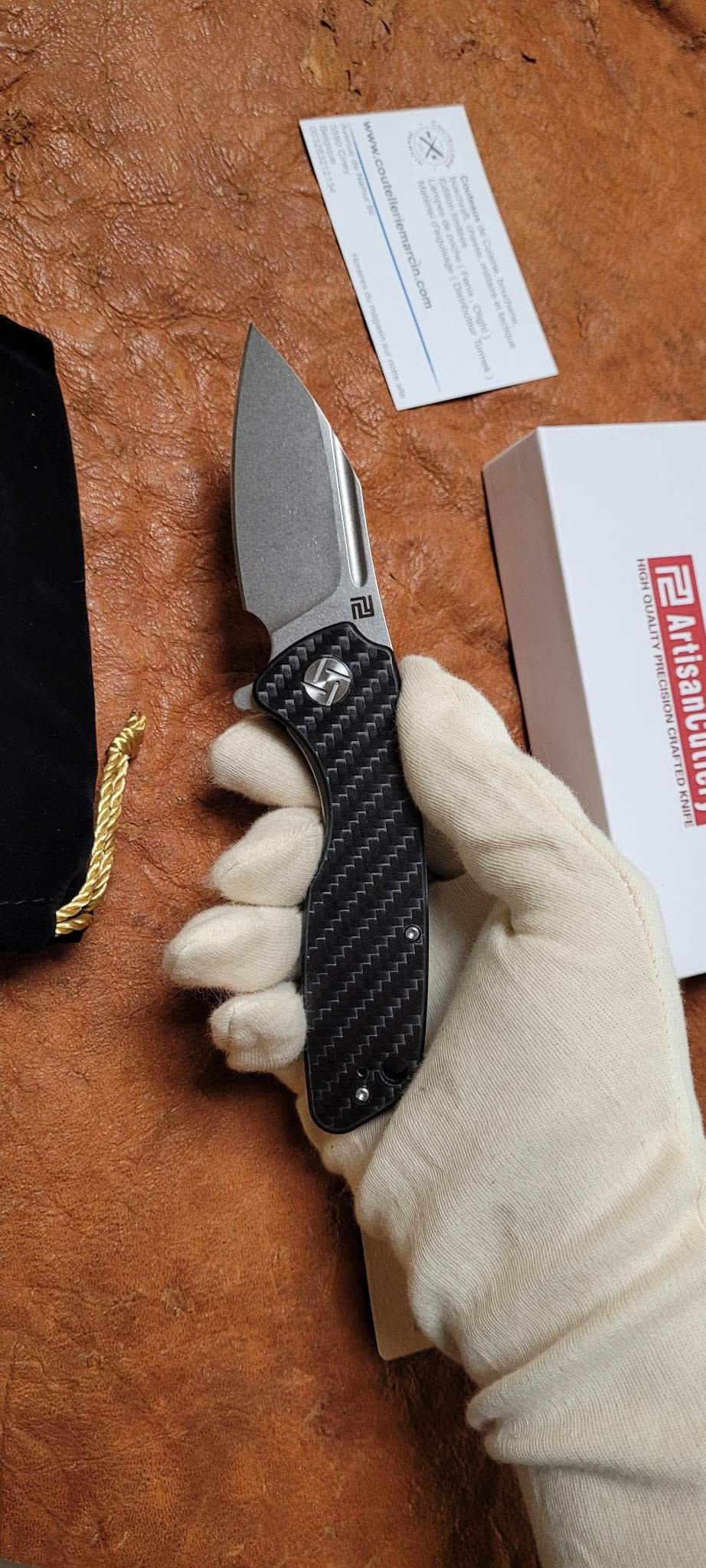 Artisan Wren G10/Carbon Fiber -