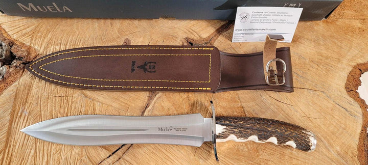 Muela BW24A Dague bois de cerf , lame de 24 cm -