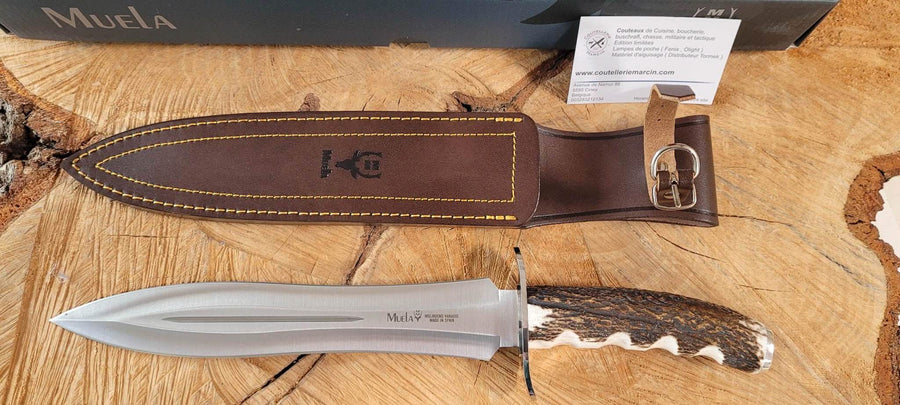 Muela BW24A Dague bois de cerf , lame de 24 cm -