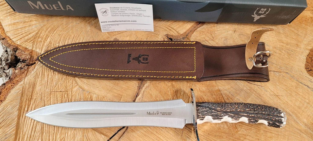 Muela BW24A Dague bois de cerf , lame de 24 cm -