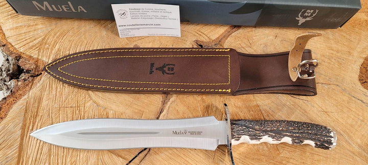 Muela BW24A Dague bois de cerf , lame de 24 cm -