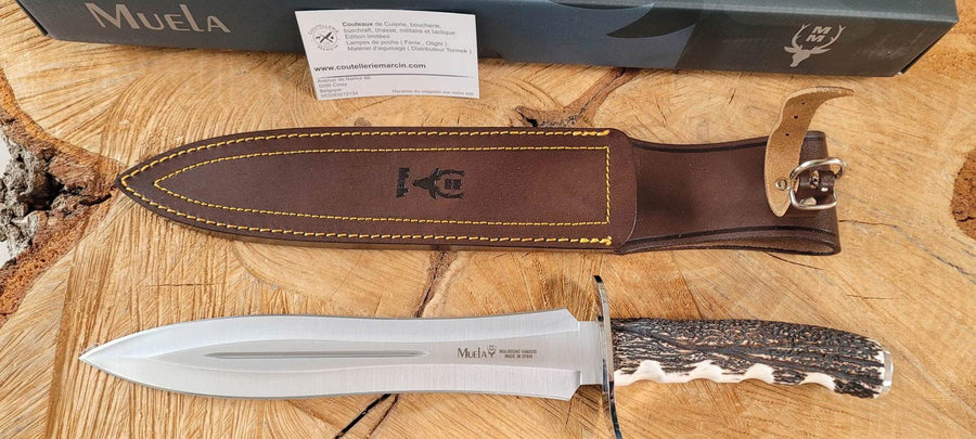 Muela BW24A Dague bois de cerf , lame de 24 cm -