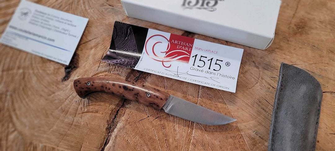 1515 Manu Laplace avec un manche en bois de Thuya -