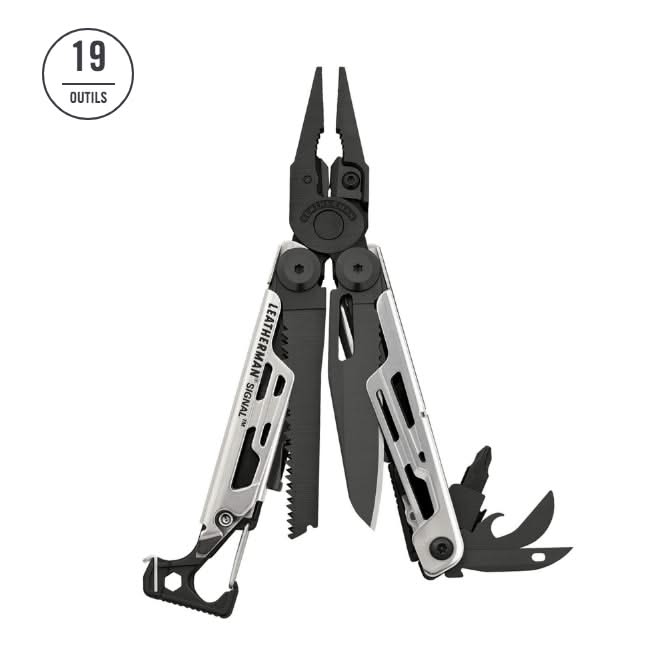 Leatherman 832626 Signal Noir et Argent -