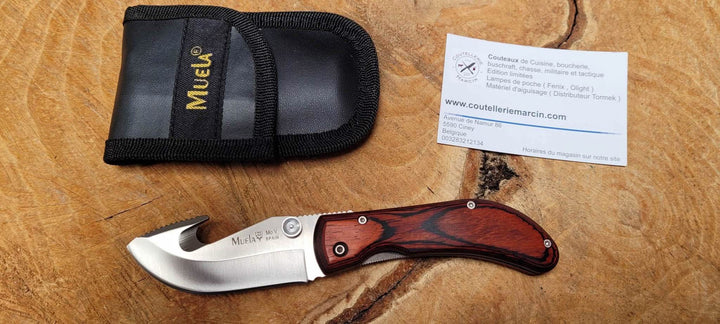 Muela SW8R Couteau pliant à éviscerer -