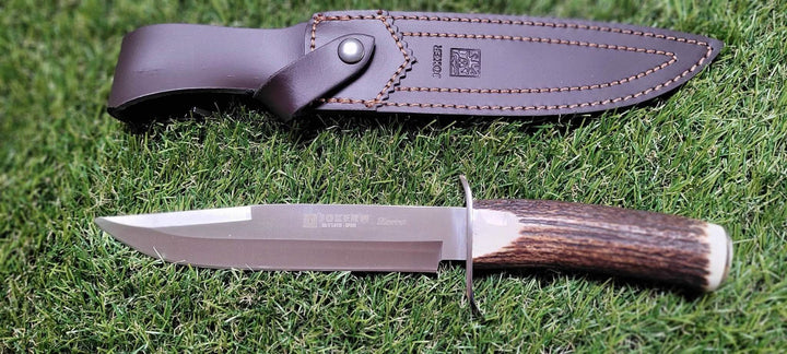 Joker CC35 Zorro , Couteau de chasse avec bois de cerf -