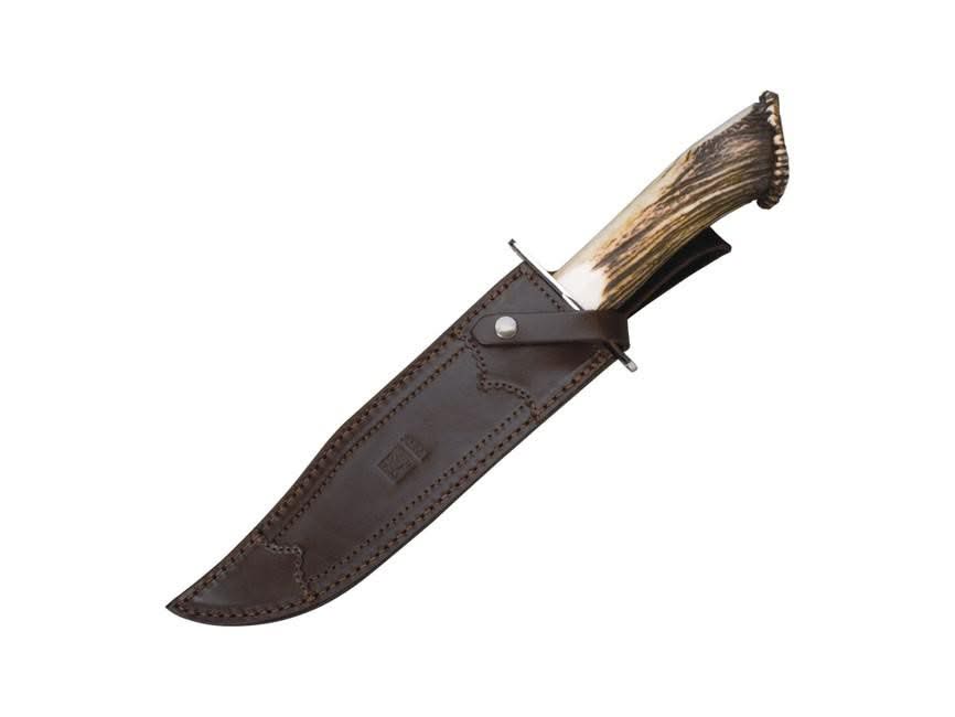 Joker CT101Couteau de chasse en bois de cerf lame Bowie -