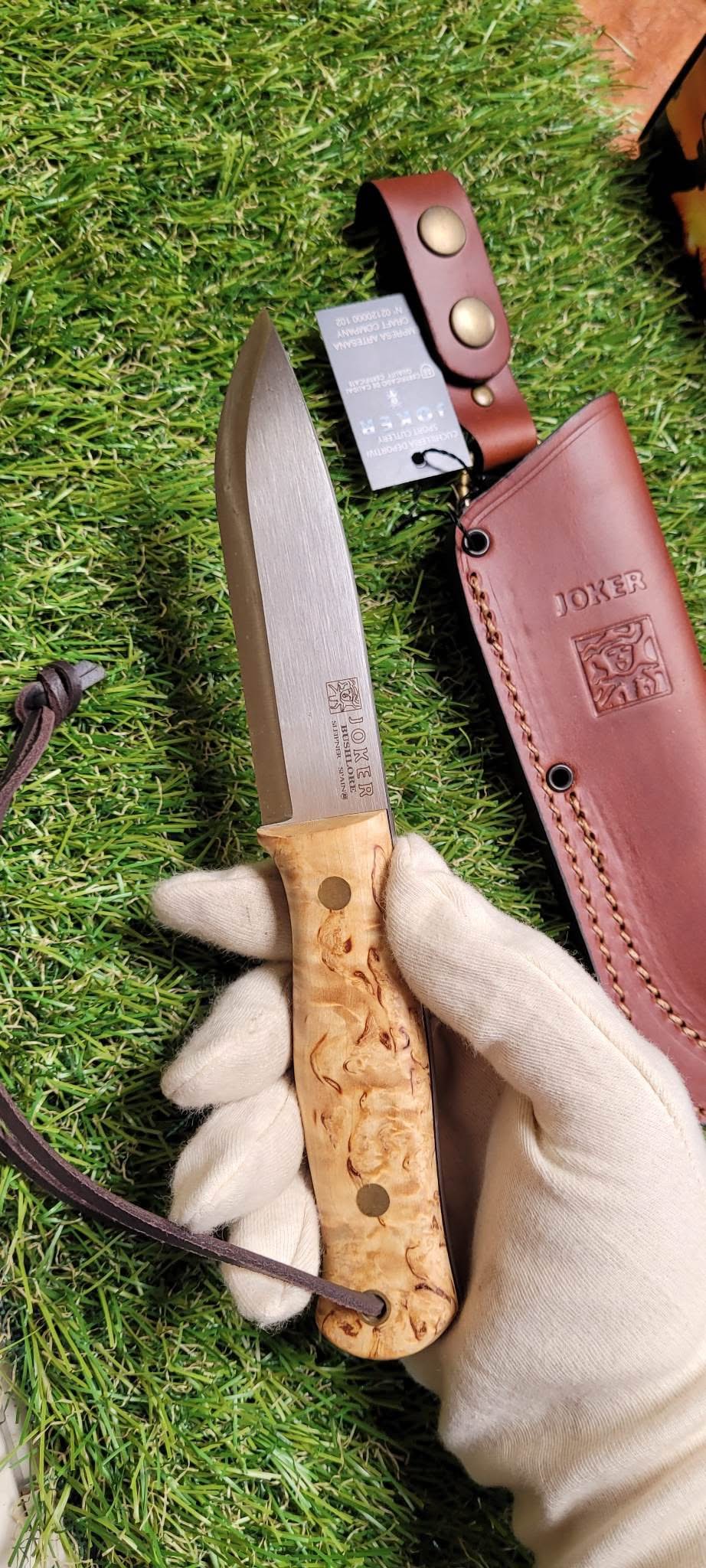 Joker CL138 Scandi Buschlore, Couteau de survie , bushcraft -