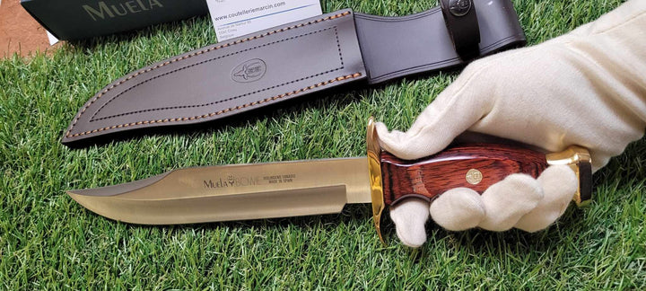 Muela Bowie , Couteau de chasse, lame de 22 cm -