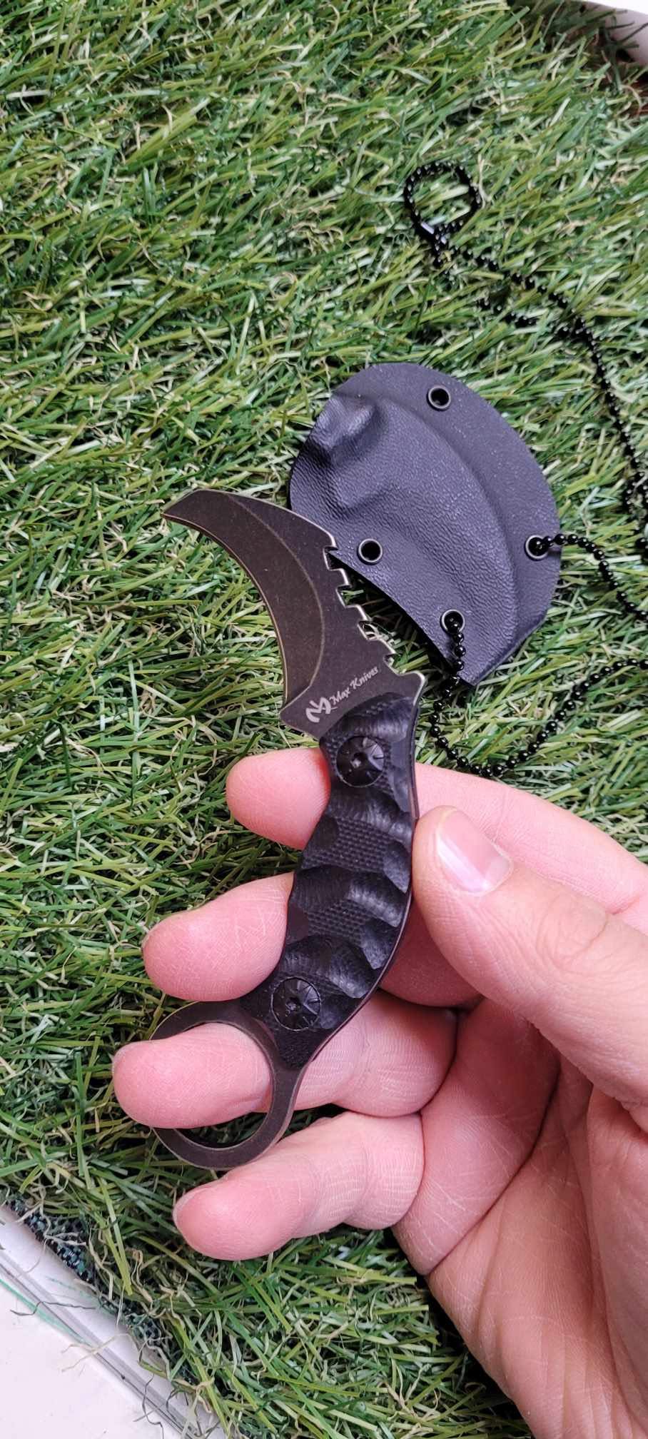 Max Knives MK 504 - MINI DAGGER finition stone washed -