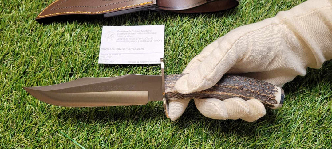 Muela Gredos 17 Couteau de chasse bois de cerf -