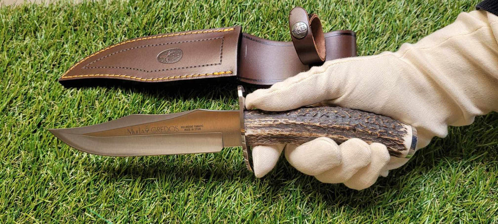 Muela Gredos 17 Couteau de chasse bois de cerf -