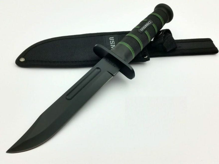Très beau Couteau fixe United Cutlery UC-3156 ( UC3156 ) Usmc Blackout Militaire -