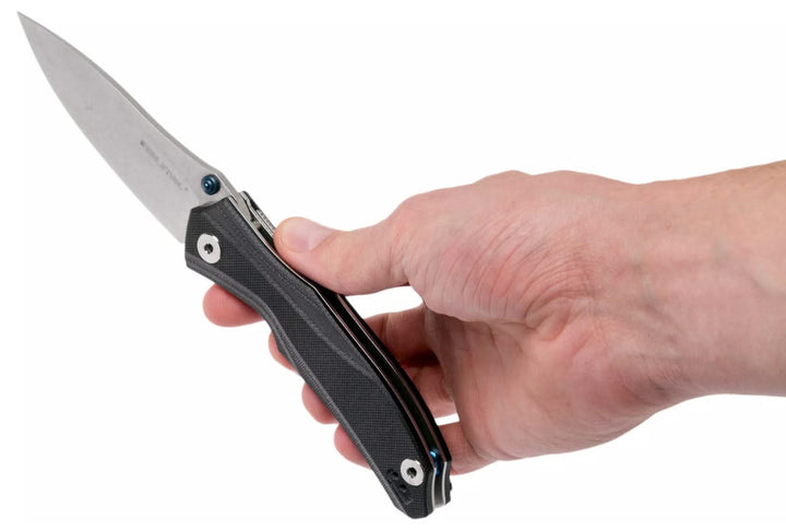 Real Steel Horus E802 Black 7431, couteau de poche -