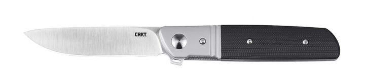 CRKT 5720 Bamboozled, Black couteau de poche, Kenny Onion design -