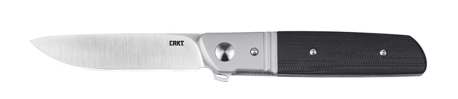 CRKT 5720 Bamboozled, Black couteau de poche, Kenny Onion design -