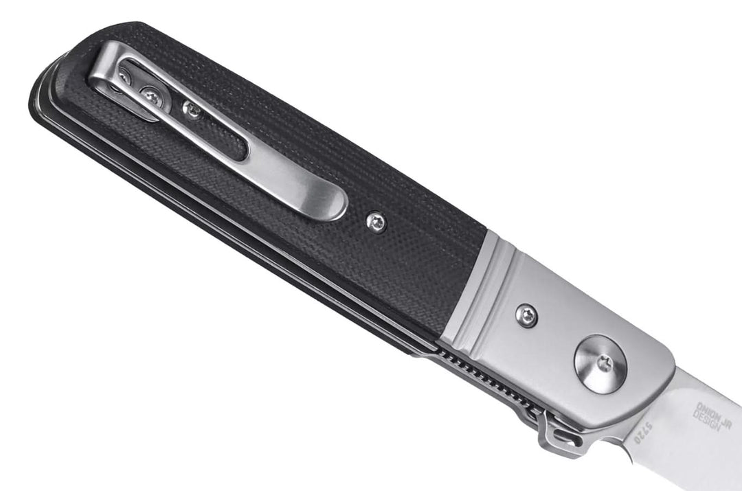 CRKT 5720 Bamboozled, Black couteau de poche, Kenny Onion design -