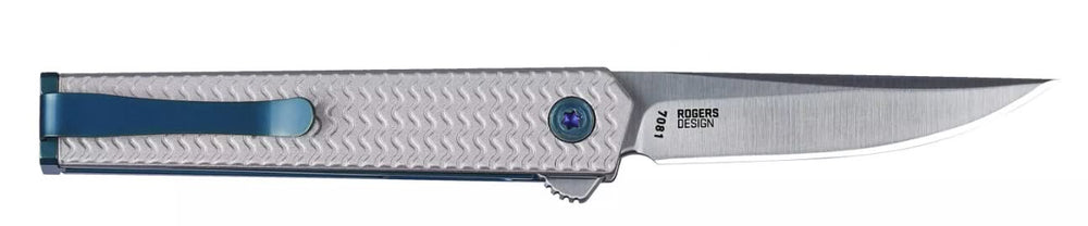 CRKT 7081 CEO Microflipper, Drop Point couteau de poche, Richard Rogers design -