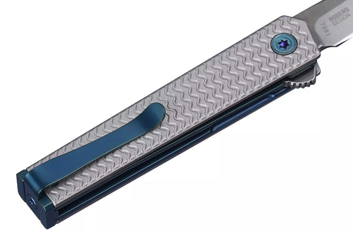 CRKT 7081 CEO Microflipper, Drop Point couteau de poche, Richard Rogers design -