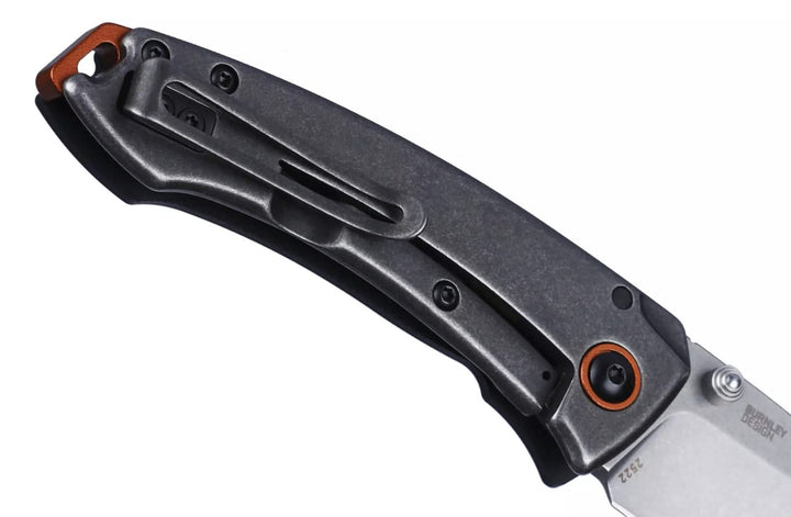 CRKT CK-2522 Tuna Compact, Silver couteau de poche, Lucas Burnley design -