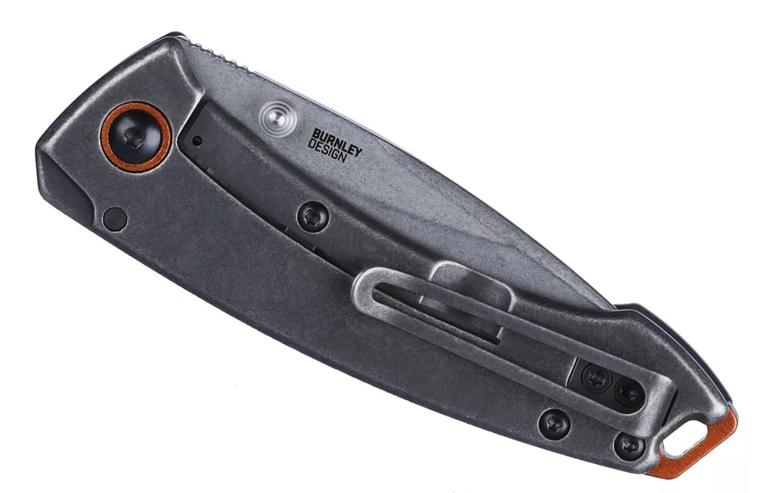 CRKT CK-2522 Tuna Compact, Silver couteau de poche, Lucas Burnley design -