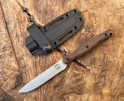 White River WREX4-BNA Exodus 4, Natural Micarta, Kydex -