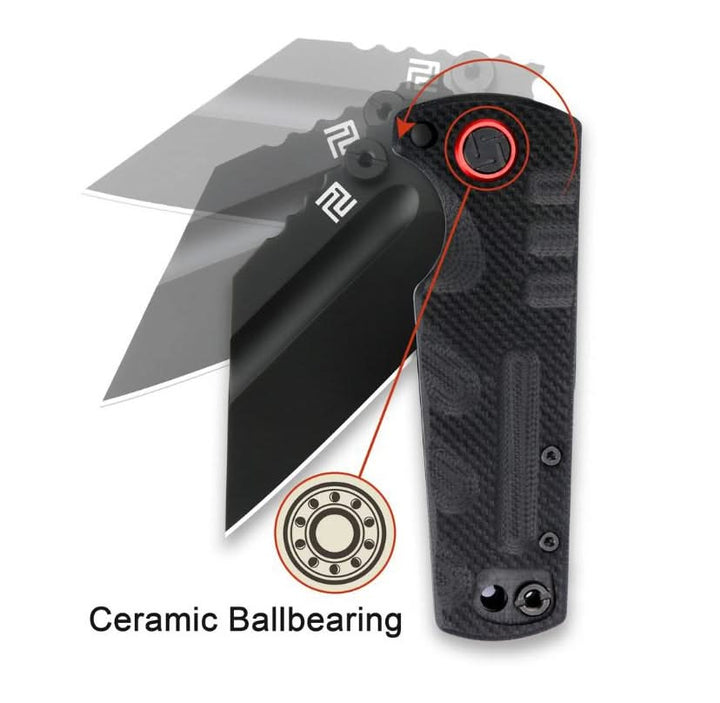CJRBJ1932-BGY Resource AR-RPM9 Grey G10, Black -
