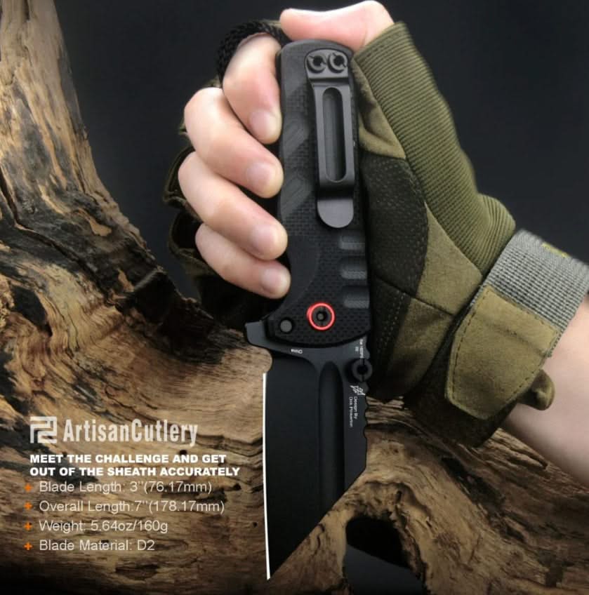 CJRBJ1932-BGY Resource AR-RPM9 Grey G10, Black -