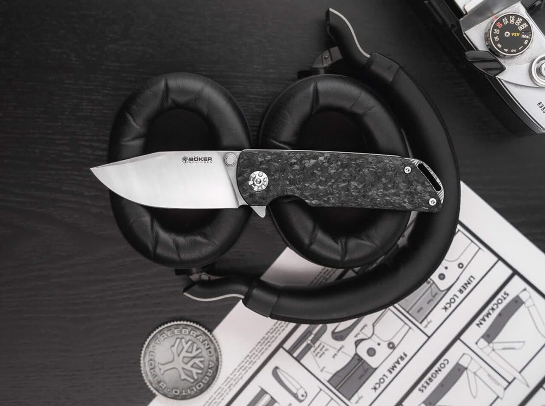 Böker BO110665 Couteau de poche Sherman EDC -