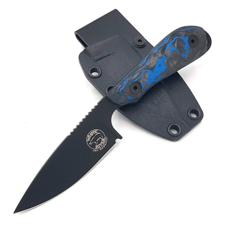White River M1 Marbled CF/ Bleu G10, Limited 2023 Magnacut -