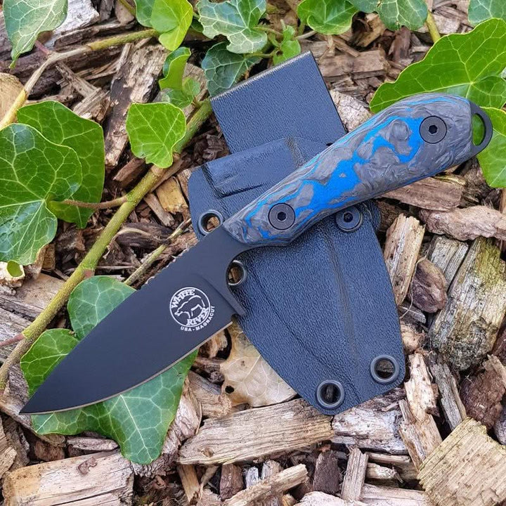 White River M1 Marbled CF/ Bleu G10, Limited 2023 Magnacut -