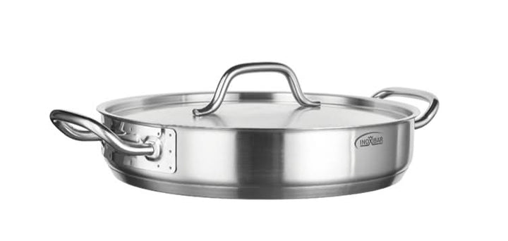 Inoxibar 65666 Sauteuse traiteur avec couvercle -