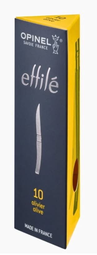 Opinel Effilé 10 Olivier - Nouvelle version -