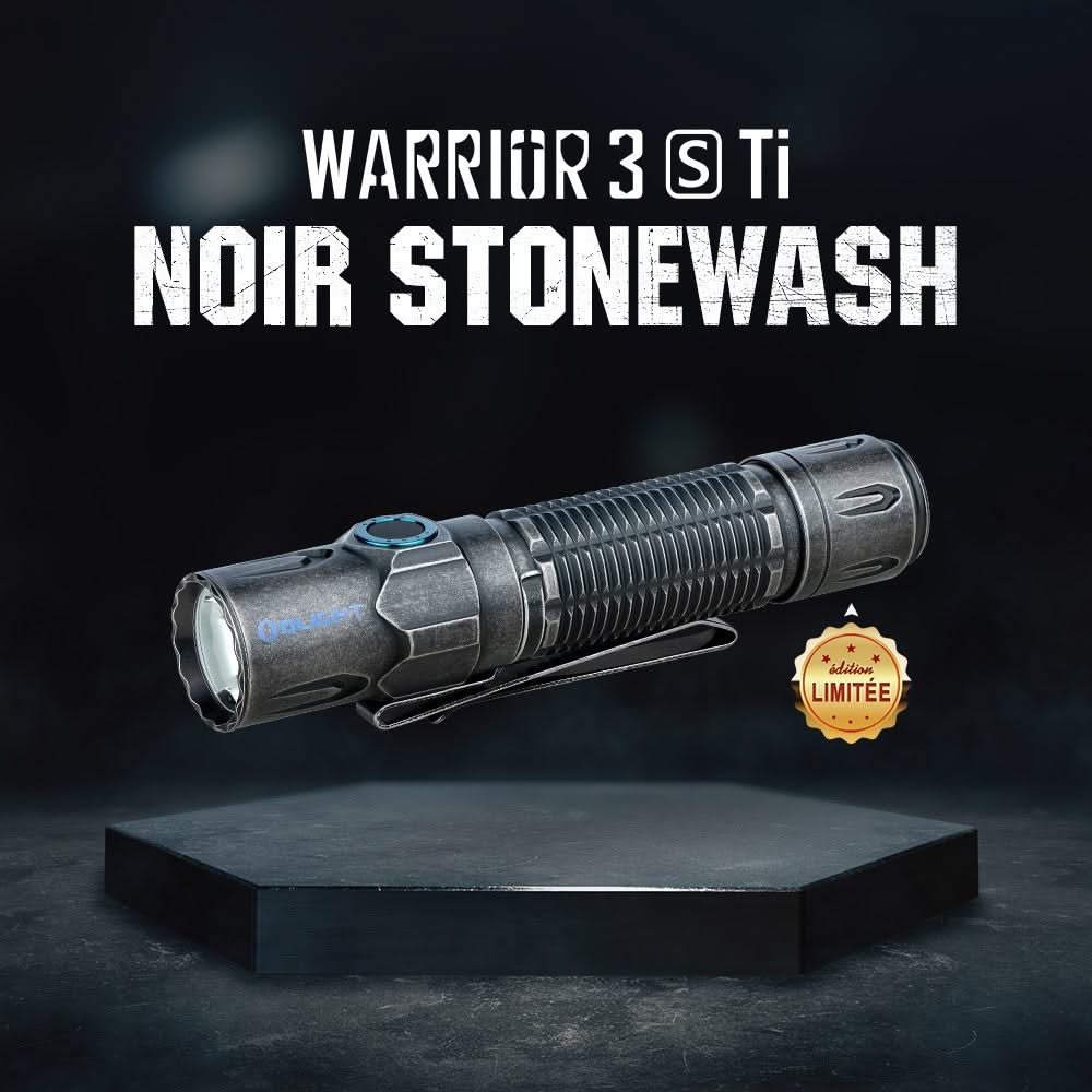 Olight Warrior 3S - Lampe Tactique Stroboscopique Puissante -