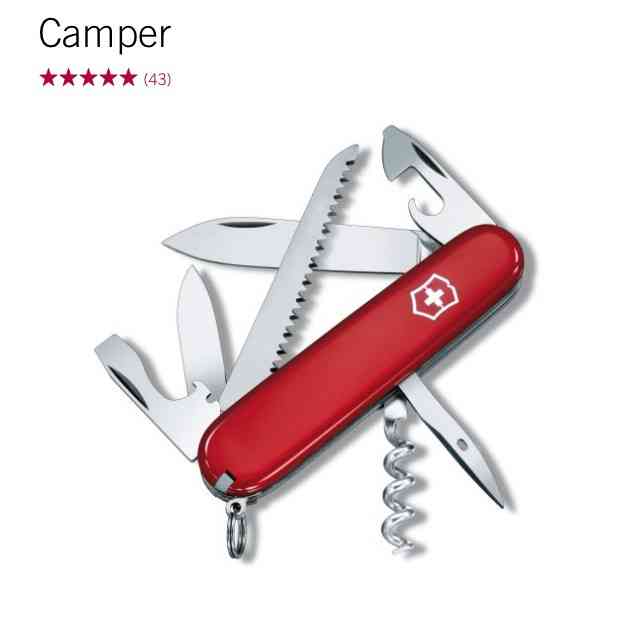 Victorinox 13613 Camper Officier Rouge 13 fonctions -