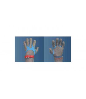 Fixe gant dit araignée bleu pour gant cote de mailles 10PCS - 