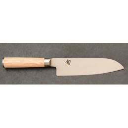 Couteau Santoku Kai DM-0702W ( DM0702W ) Shun Classic White lame de 16,5 cm - 