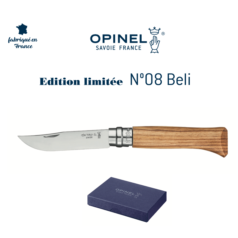 Opinel Couteau de Poche N°08 Original en bois de platane Séries limitées 