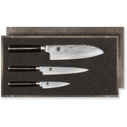 Set de Couteaux Japonais Kai DMS-310 ( DMS310 ) Shun Classic DM-0700 + DM-0701 + DM-0702 Damas - 