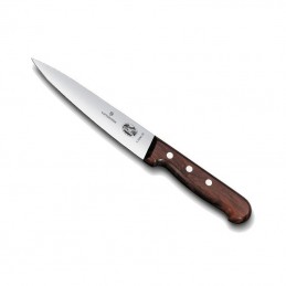 Victorinox  5.5600.16 Couteau à désosser, saigner, avec Lame Pointue,  Acier Inoxydable, Brun, 16 cm - 