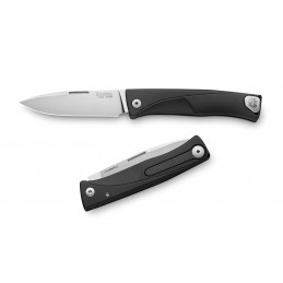 Thrill Aluminium: the folding SlipJoint with HWAY.L system - Nero -