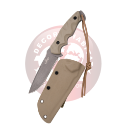 Amont H0200TN Knife with 12 cm Gun Gray titanium plated steel blade -