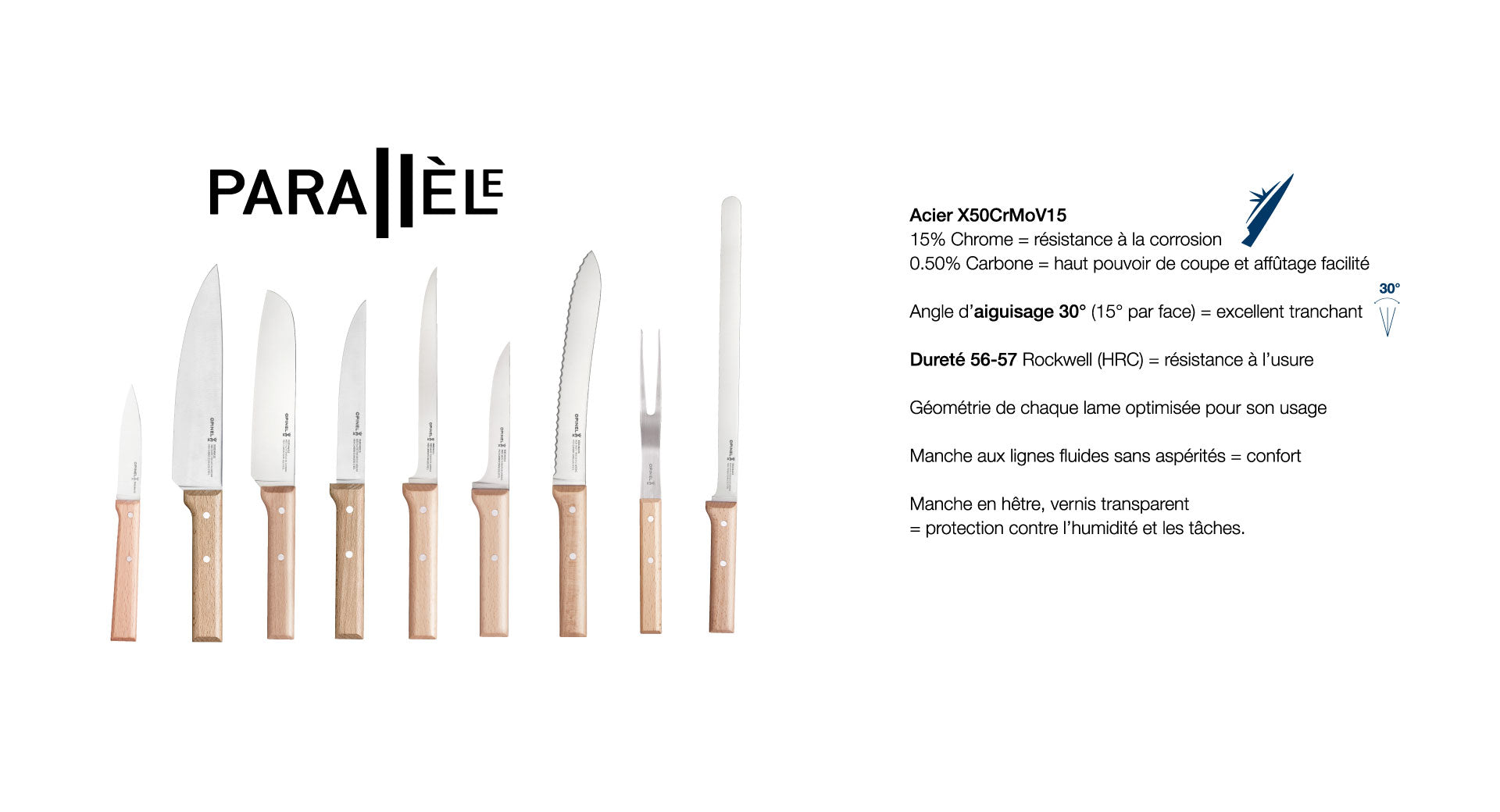 Opinel Parallèle : L’alliance parfaite du design contemporain et du savoir-faire coutelier en cuisine