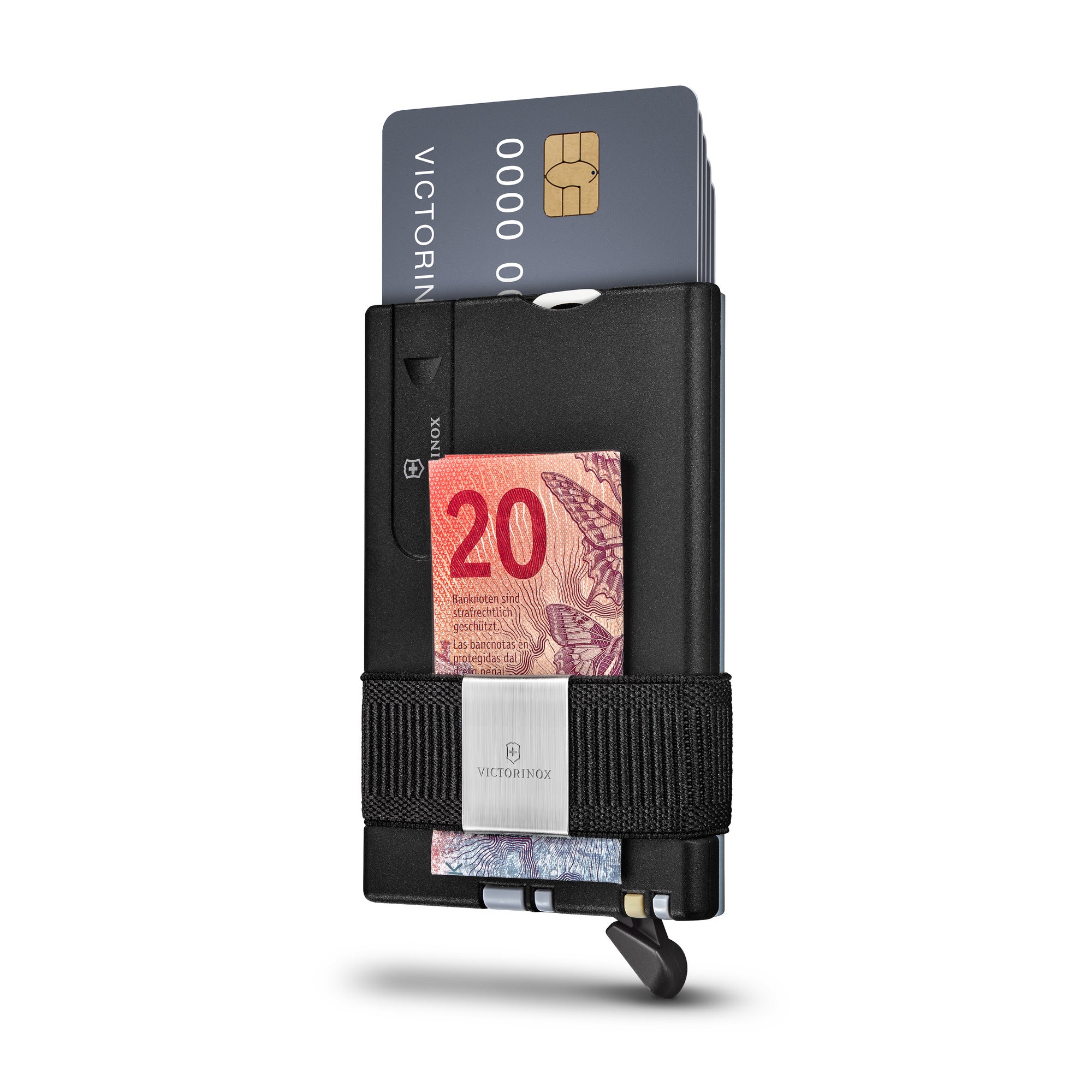 Victorinox Smart Card Wallet Sharp Gray – portefeuille multifonction