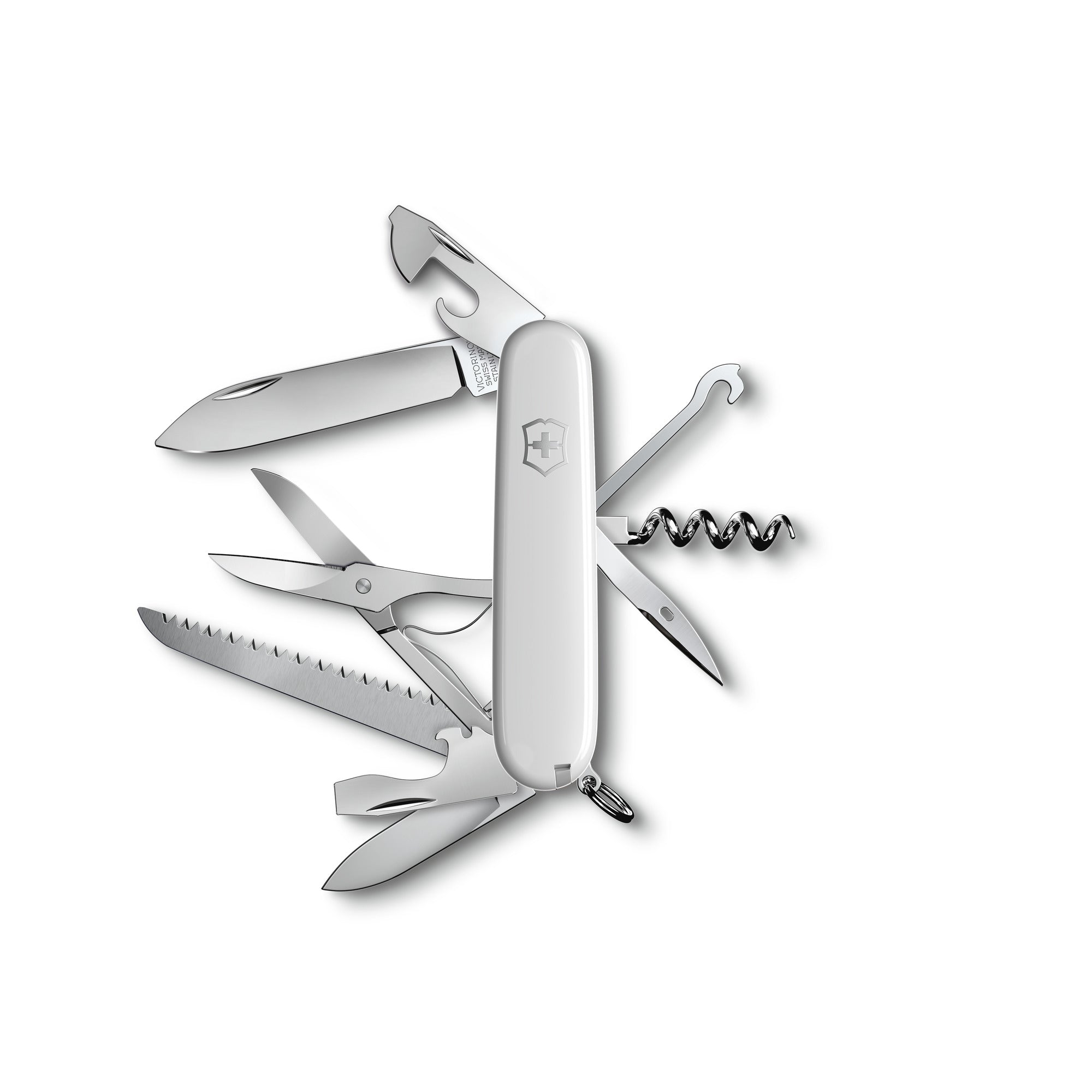 Victorinox 1.3713.7 Huntsman Blanc 15 fonctions - Coutellerie Marcin