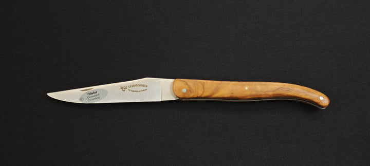 Laguiole en Aubrac - Le randonneur - Couteau pliant de poche - manche olivier