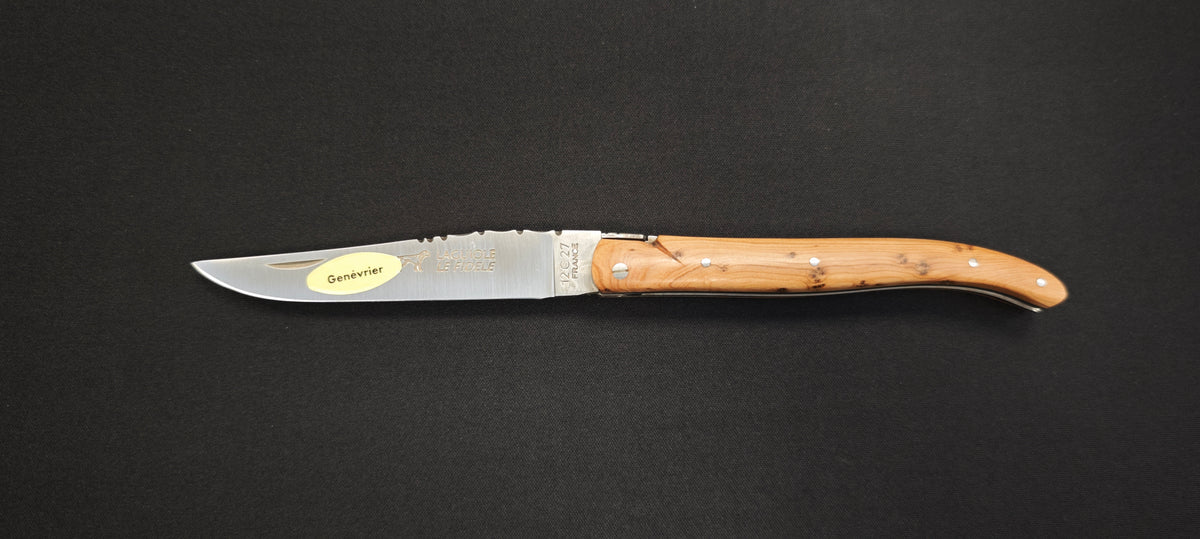 Laguiole Le Fidèle Plein Manche Bois de Genèvrier